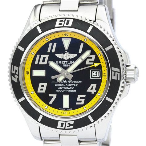 breitling a17364|breitling superocean automatic dial.